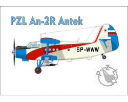 Magnes samolot PZL An-2R Antek